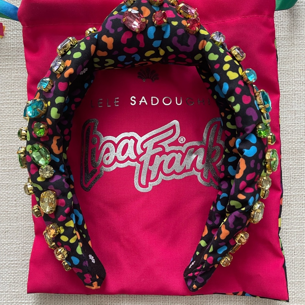 Lele Sadoughi and Lisa Frank Multicolor Headband